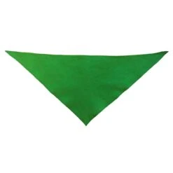 Foulard Triangulaire En Coton, Vert
