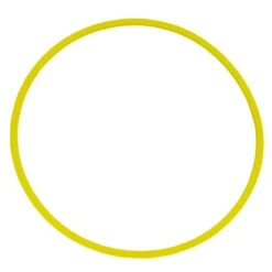 Cerceau Plat Strié, Jaune, 28"