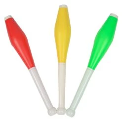 3 Quilles De Jonglerie En Plastique