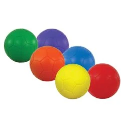 6 Ballons De Soccer En Mousse, 8"