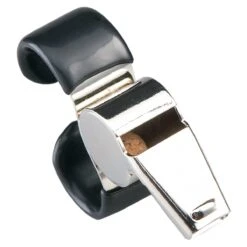 Sifflet En Laiton Avec Prise En Caoutchouc